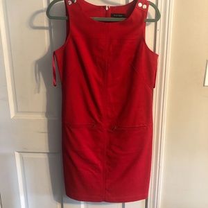 White House black market red dress size 6
